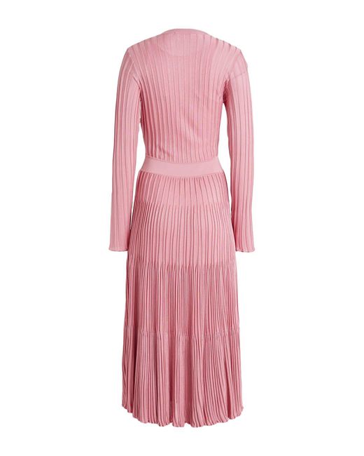 CASASOLA Pink Midi Dress
