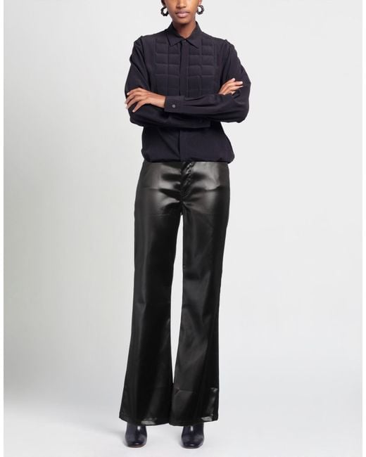 GAUGE81 Black Pants Acetate, Polyamide, Elastane