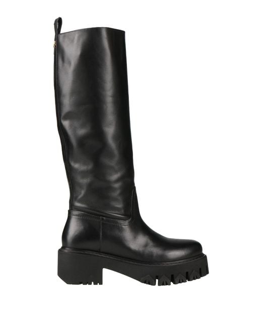Patrizia Pepe Black Knee Boots