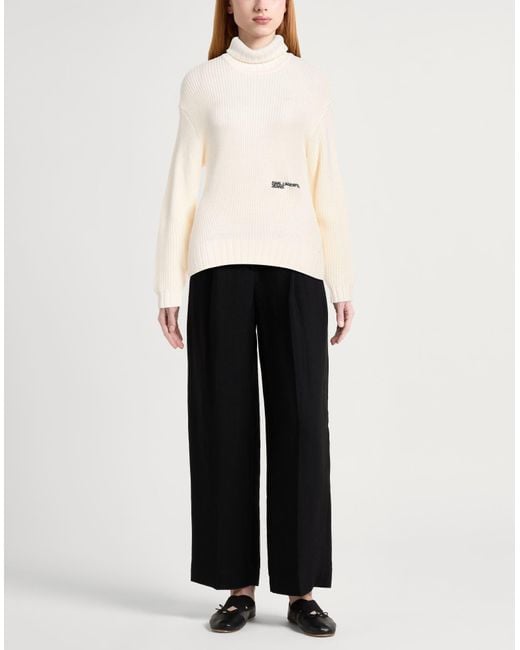 Karl Lagerfeld White Turtleneck