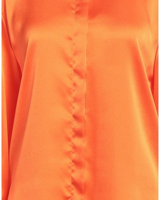 Brian Dales Orange Shirt Polyester