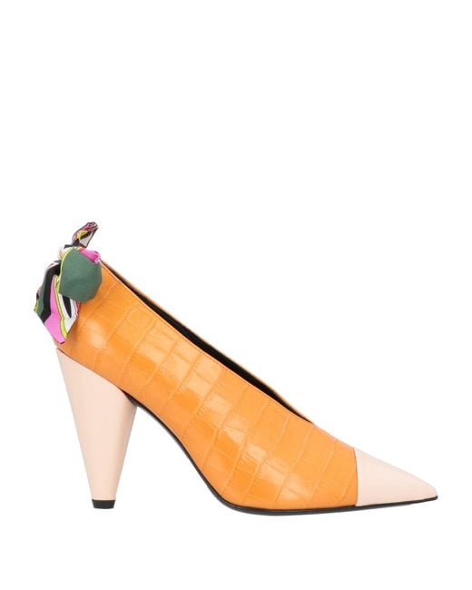 Emilio Pucci Natural Pumps Leather