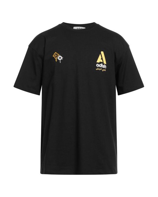 Adish Black T-shirt for men
