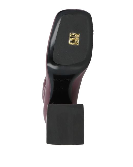 NODALETO Purple Ankle Boots