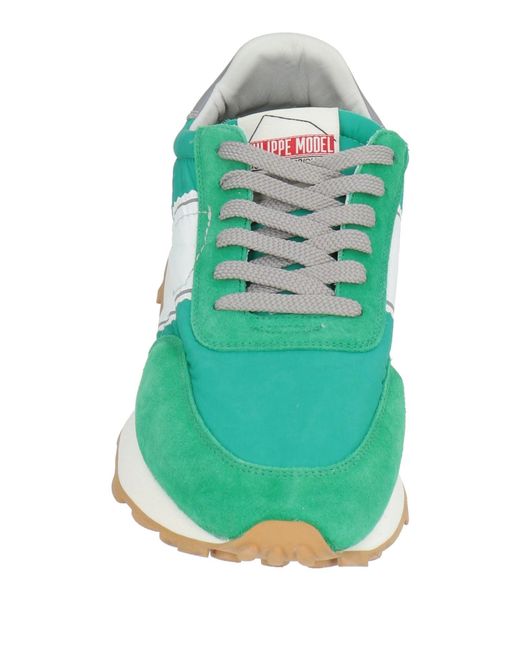 Philippe Model Green Trainers for men