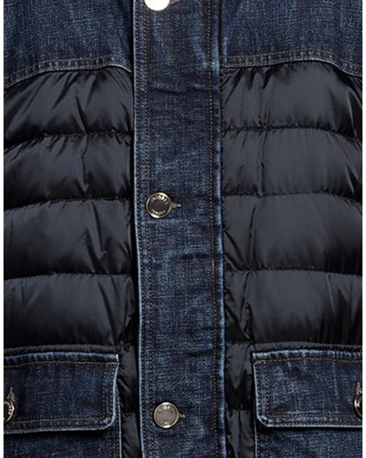 Moorer Blue Puffer Polyamide, Cotton, Elastane, Polyester for men