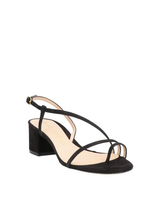 Infradito di Stuart Weitzman in Black