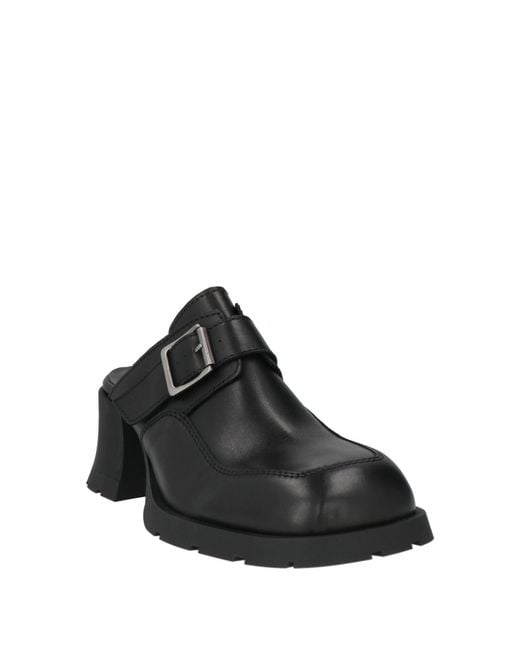 Miista Black Mules & Clogs Leather