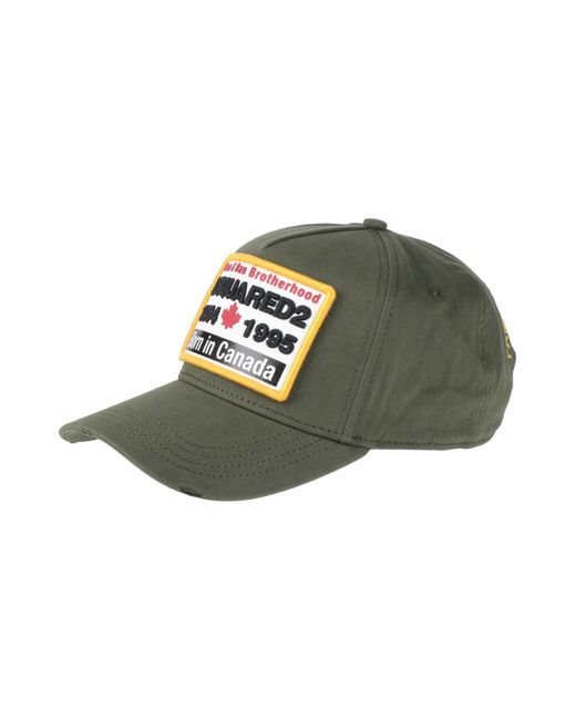 DSquared² Green Hat for men