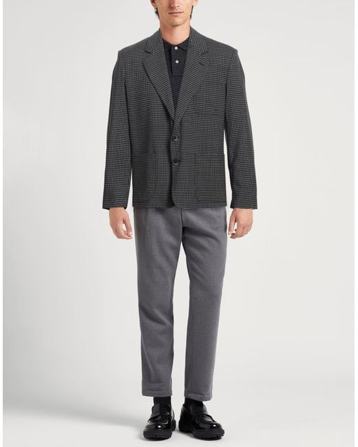 Barena Black Blazer Virgin Wool for men