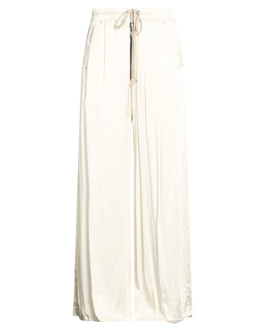 Rick Owens White Pants for men