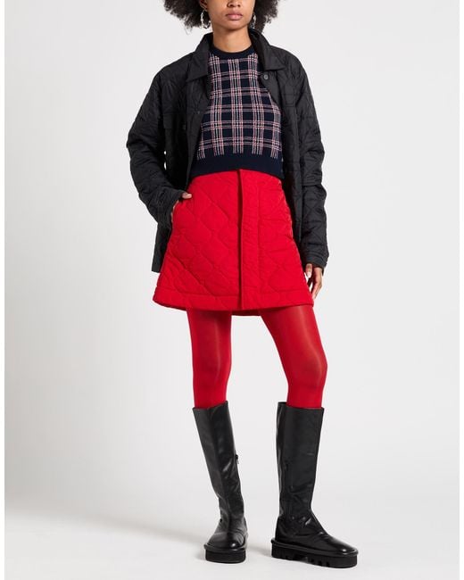 Mini-Jupe Burberry en coloris Red
