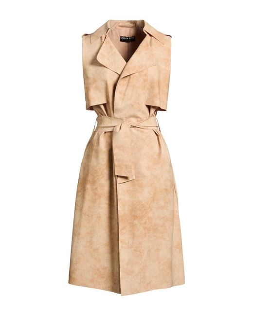 La Petite Robe Di Chiara Boni Natural Overcoats & Trench Coats