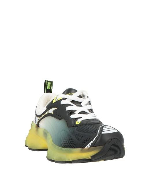 Dior Green Sneakers Textile Fibers, Rubber