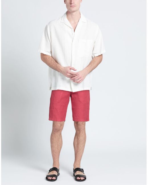 Drumohr Red Shorts & Bermuda Shorts for men
