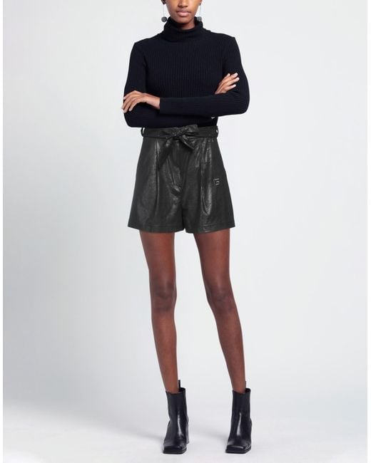 Gaelle Paris Black Shorts & Bermuda Shorts