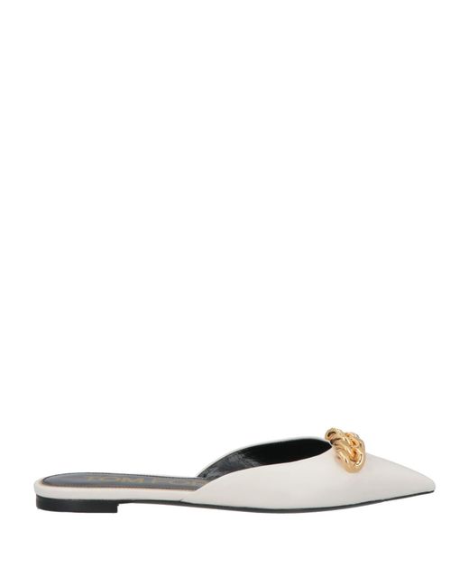 Tom Ford White Mules & Clogs