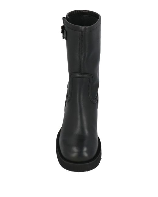 Nubikk Black Ankle Boots Leather