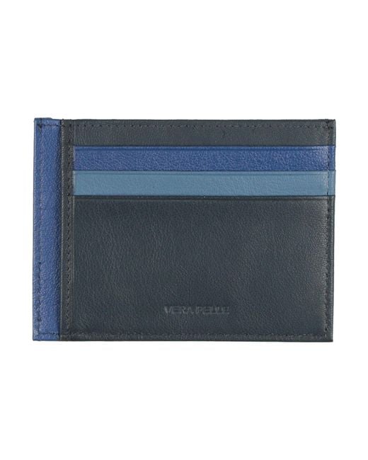 Harmont & Blaine Blue Cardholder Goat Skin for men