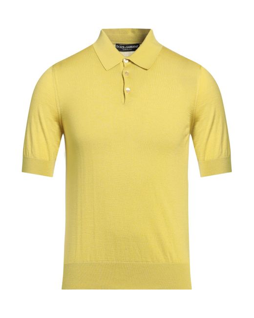 Pullover di Dolce & Gabbana in Yellow da Uomo