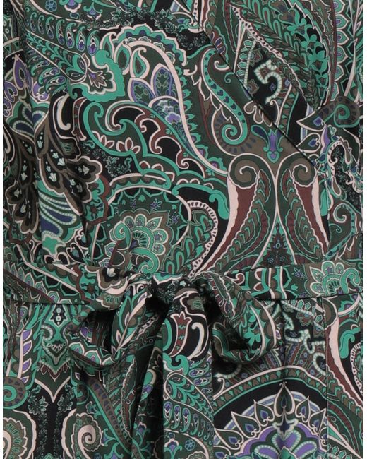 Caliban Green Dark Mini Dress Polyamide, Elastane