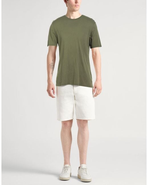 Majestic Filatures Green T-Shirt Organic Cotton for men