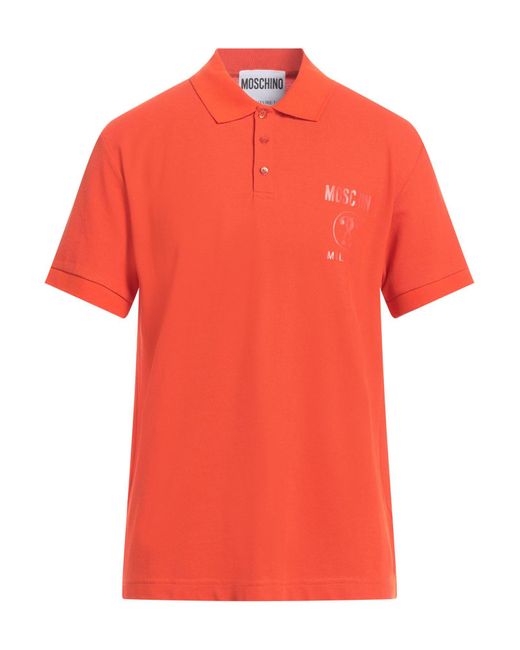 Moschino Red Polo Shirt for men