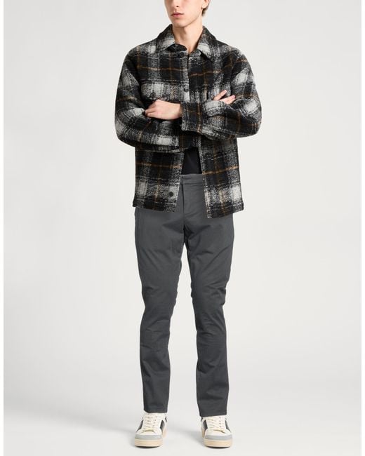 Dondup Gray Lead Pants Cotton, Elastane for men