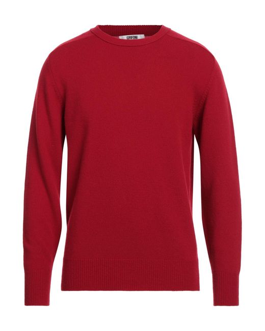 Pullover Grifoni de hombre de color Red
