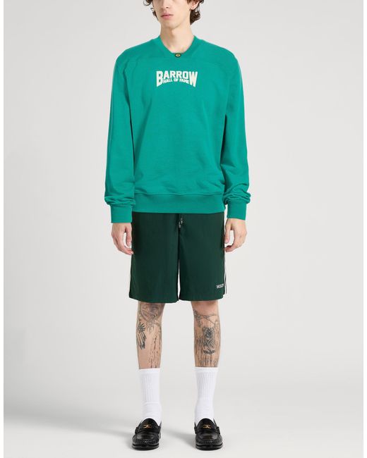 Barrow Green Sweatshirt Cotton for men