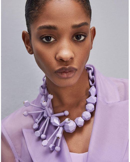 Patrizia Pepe Purple Halskette