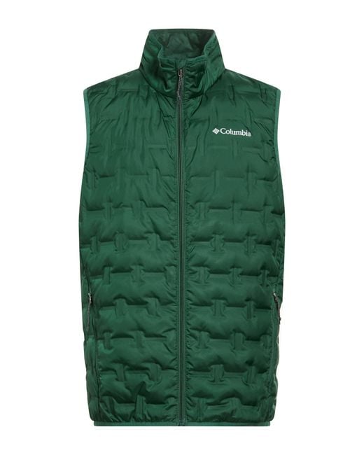 Columbia Green Vest Polyester for men