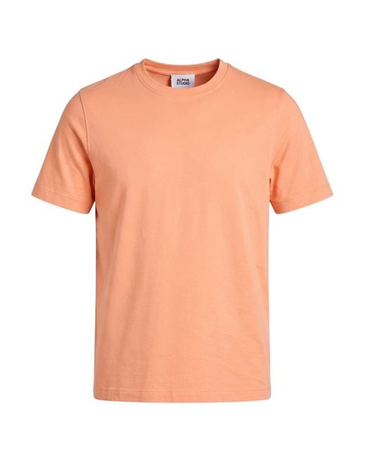 Camiseta Alpha Studio de hombre de color Orange