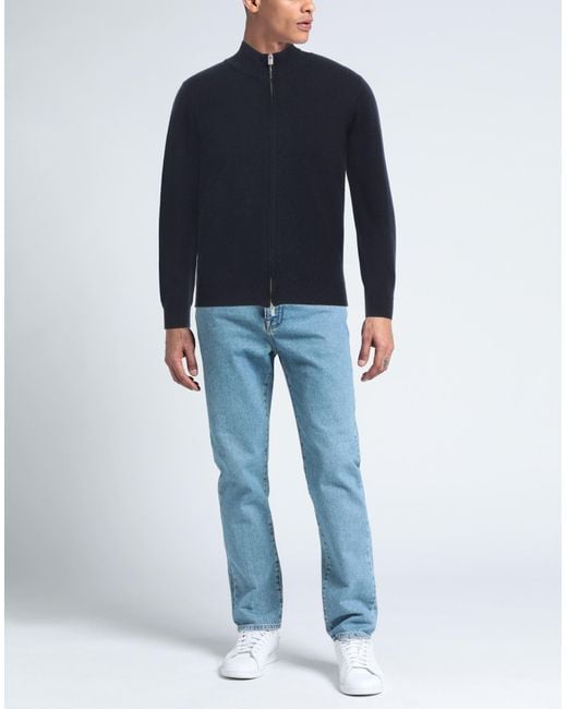 FILIPPO DE LAURENTIIS Strickjacke in Blue für Herren