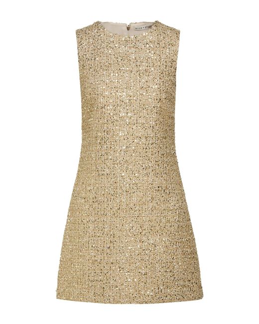 Alice + Olivia Natural Mini Dress Polyester