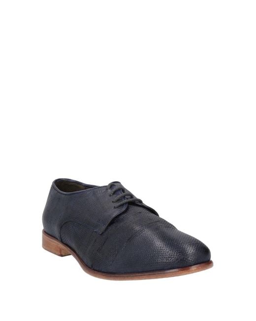 JP/DAVID Blue Lace-up Shoes for men