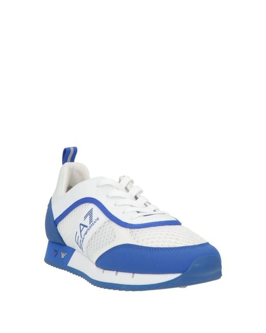 EA7 Blue Sneakers Polyester for men