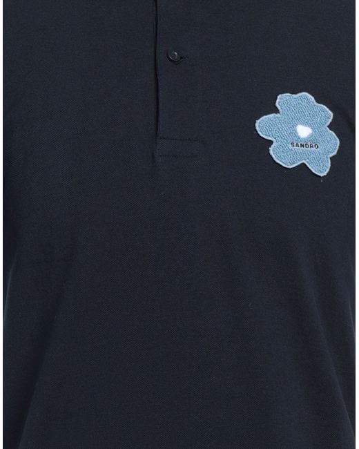 Sandro Blue Polo Shirt for men