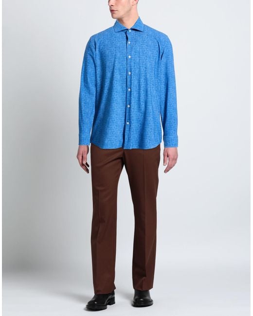 Ghirardelli Blue Shirt for men