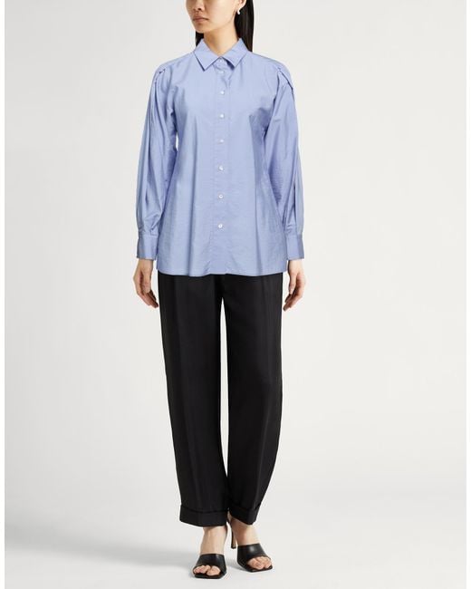 Marella Blue Shirt Lyocell, Polyamide