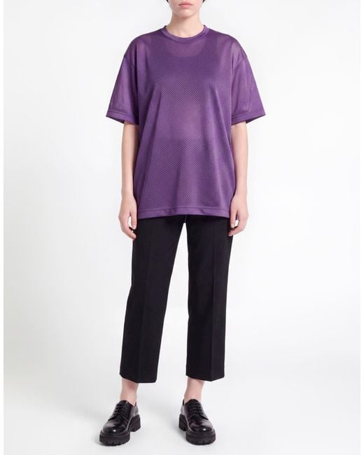 Comme des Garçons Purple T-Shirt Polyester