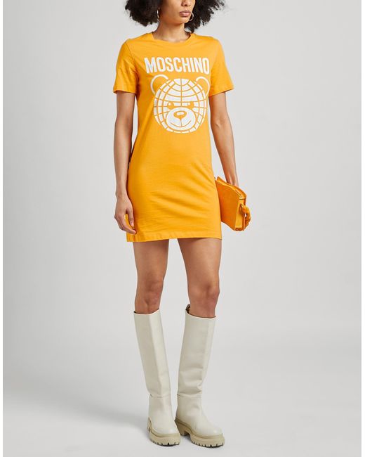 Moschino Orange Mini Dress