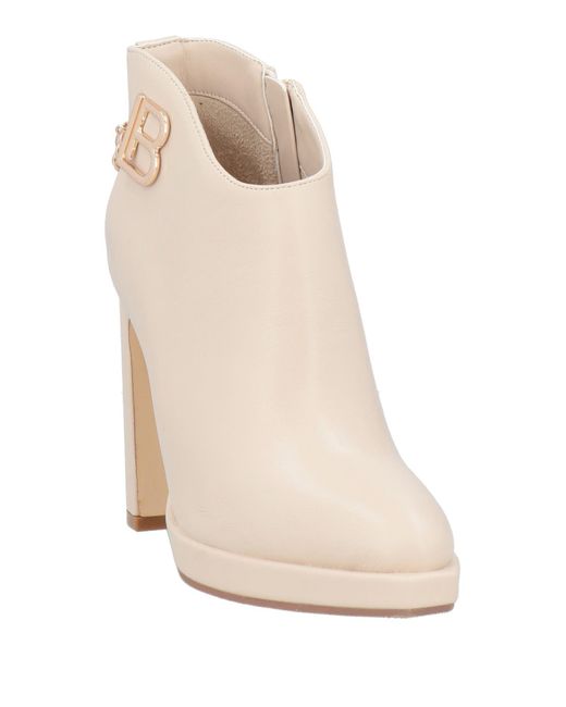 Laura Biagiotti Natural Ankle Boots