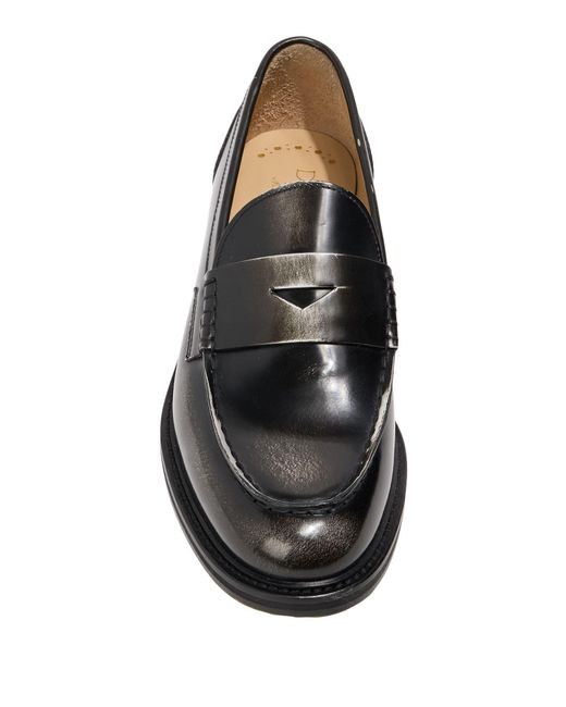 Doucal's Black Loafers Leather