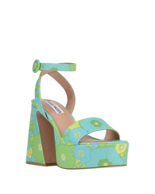 Steve Madden Green Sandals