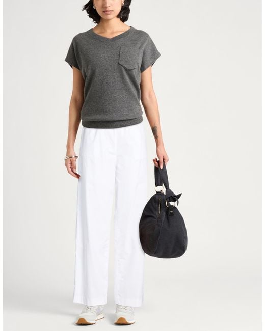 Loulou de Saison White Pants Cotton