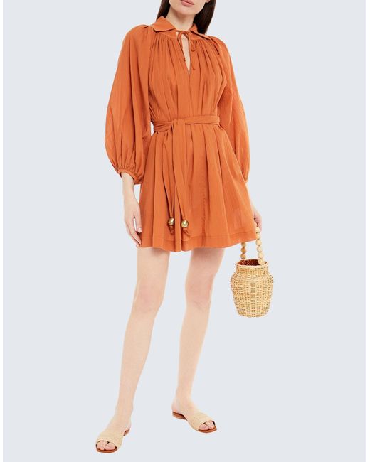 Lisa Marie Fernandez Orange Beach Dress