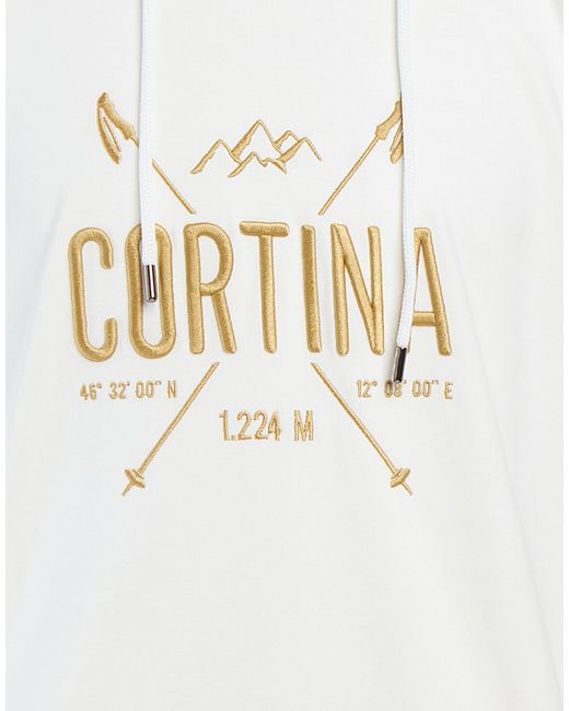 Fefe White Sweatshirt for men