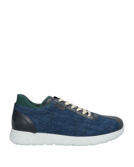 A.Testoni Blue Sneakers for men