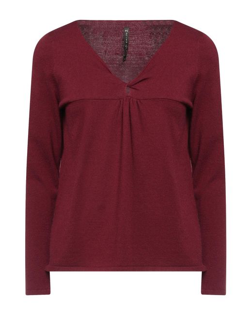 Manila Grace Red Sweater